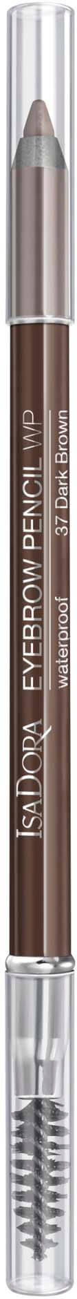 IsaDora Eyebrow Pencil Waterproof Dark Brown 37 1.2g