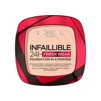 Loreal Paris Infaillible 24H Fresh Wear Powder Foundation 180 Rose Sand 9g