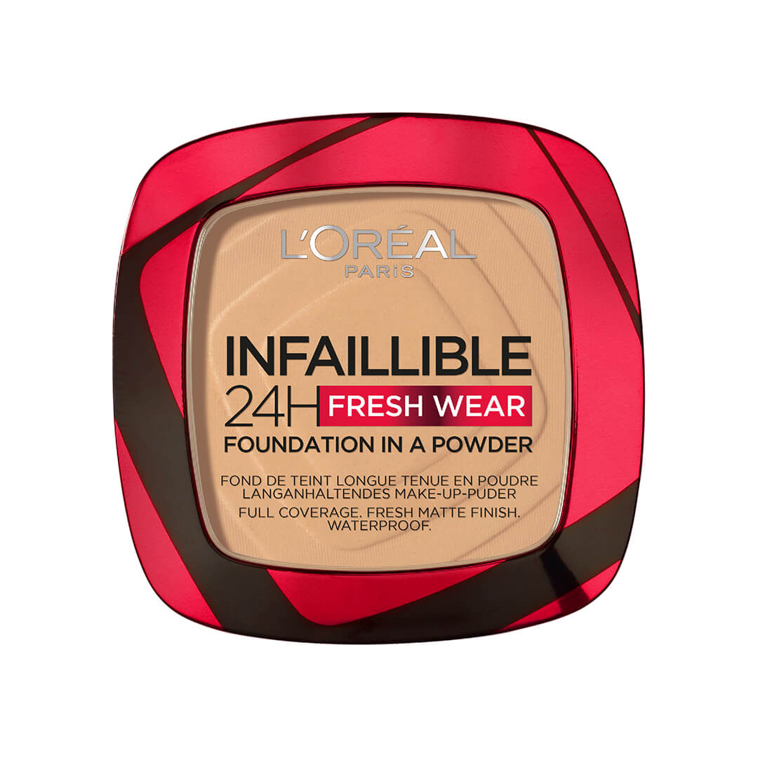 Loreal Paris Infaillible 24H Fresh Wear Powder Foundation Golden Sand 200 9g