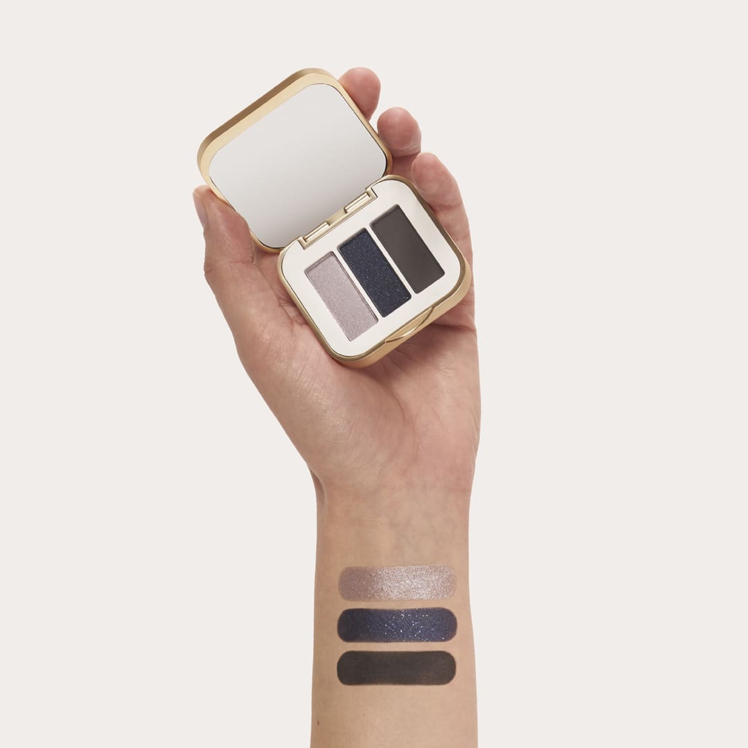 Jane Iredale Purepressed Eye Shadow Triple Blue Hour 3.9g