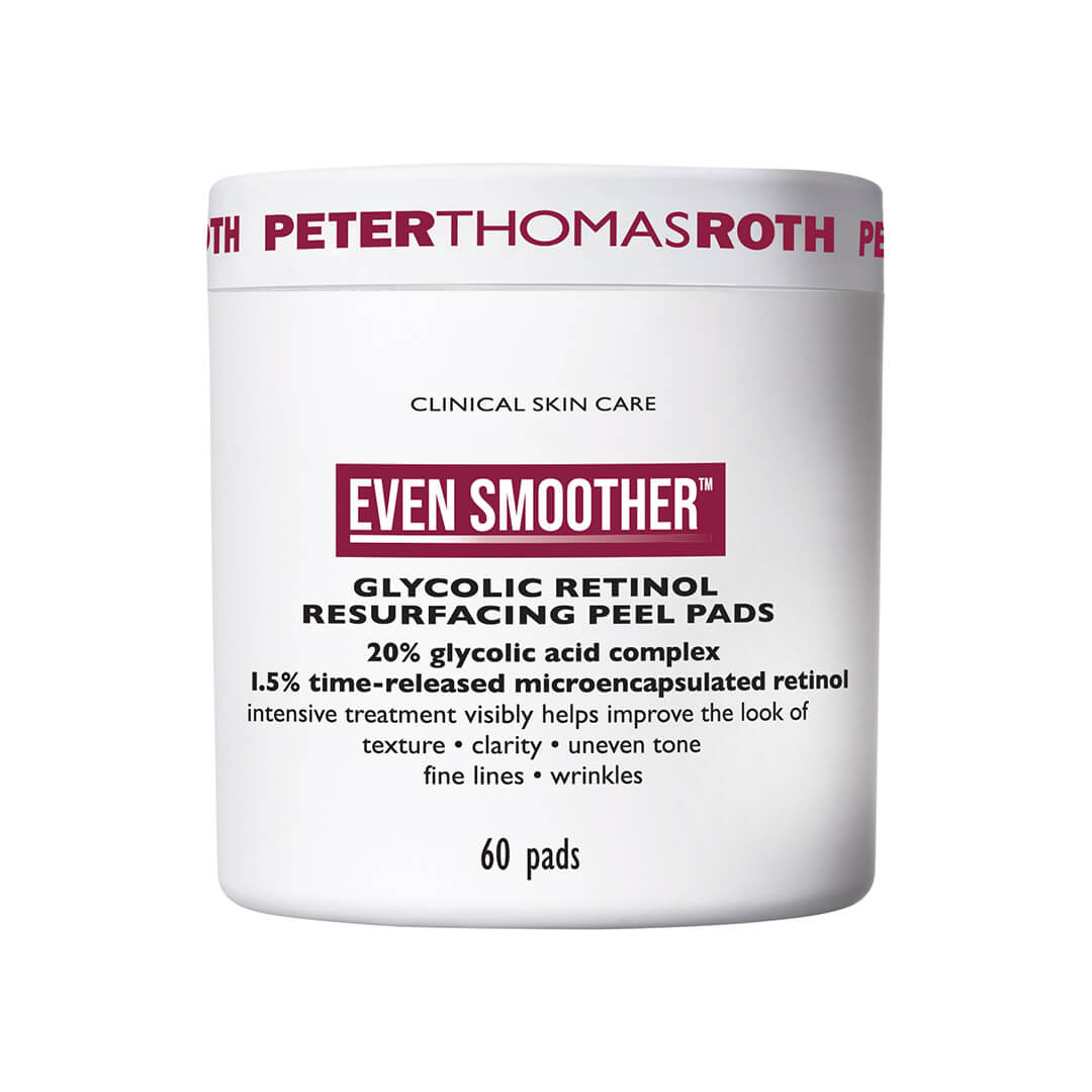 Peter Thomas Roth Even Smoother Glycolic Retinol Resurfacing Peel Pads 60 pcs