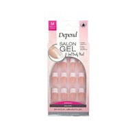 Depend Salon Gel Lösnaglar Rosa Medium Square