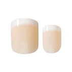 Depend French Look Lösnaglar Square Kort Beige