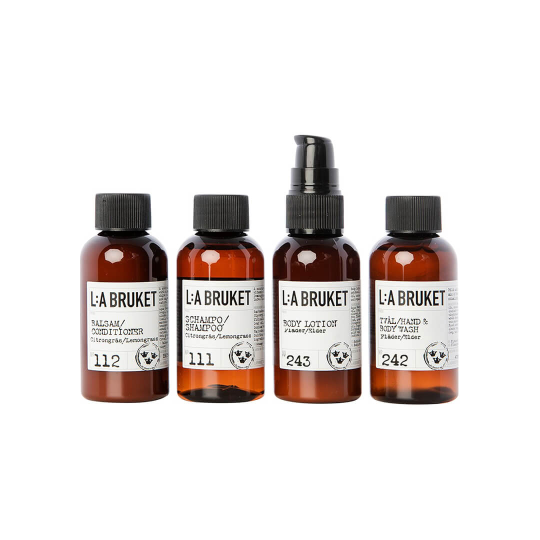 LA Bruket 165 Travel Kit 4 x 55 ml