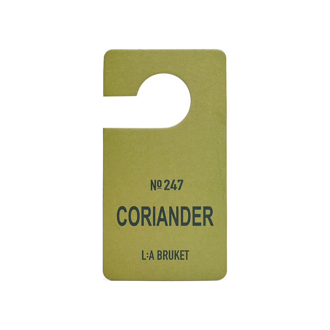 LA Bruket 247 Fragrance Tag Koriander