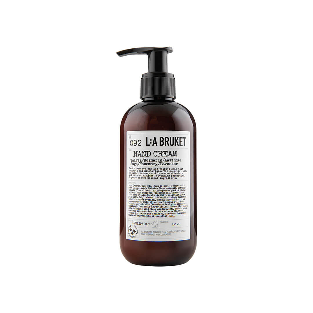 LA Bruket 092 Handkräm Salvia Rosmarin Lavendel 240 ml