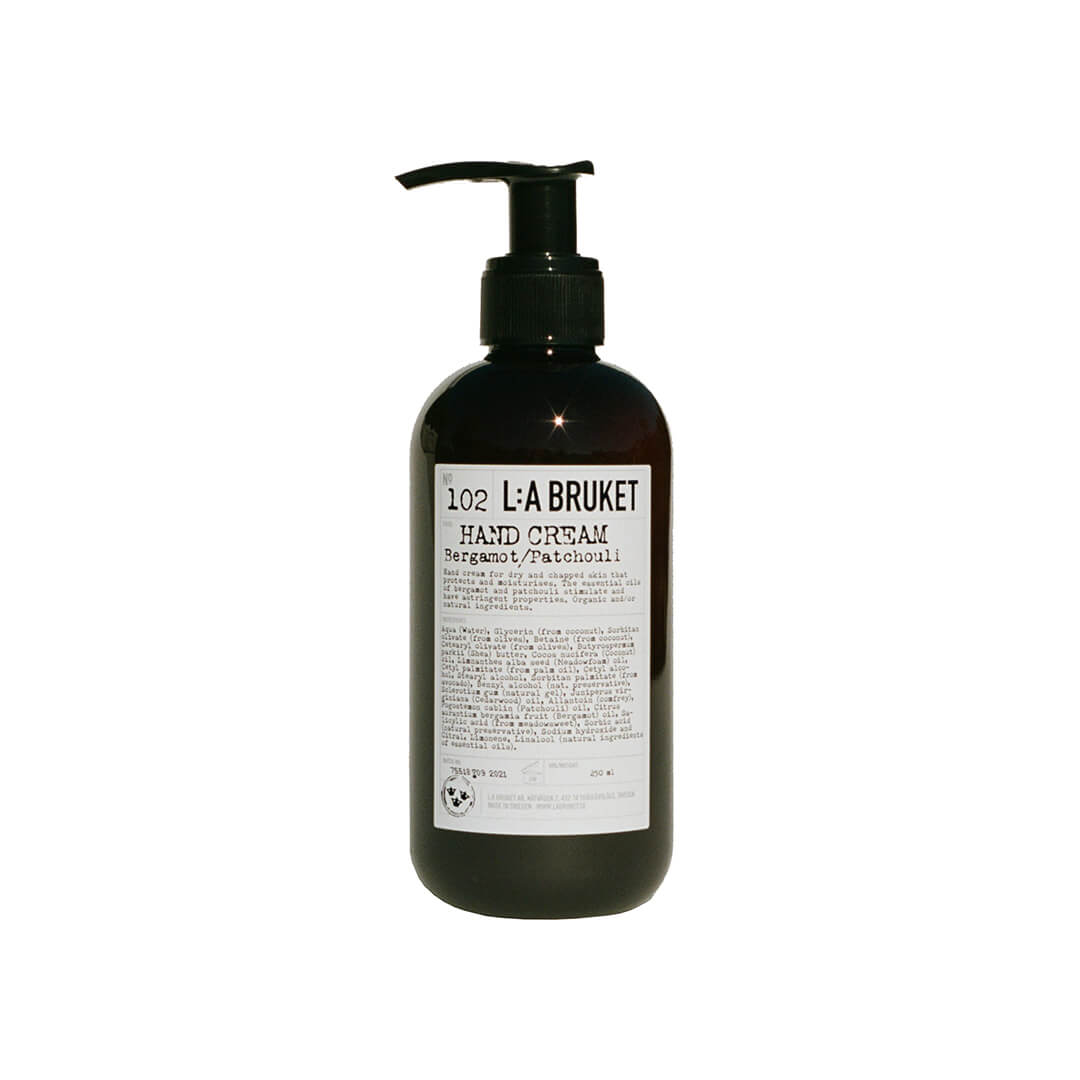 LA Bruket 102 Handkräm Bergamott Patchouli 240 ml