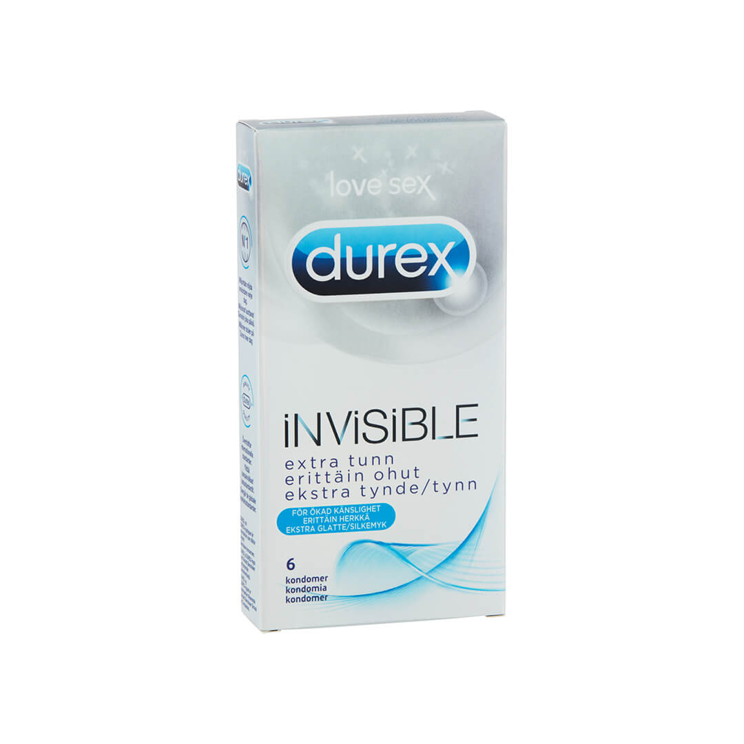 Durex Condoms Invisible 6 Pcs 6 pcs