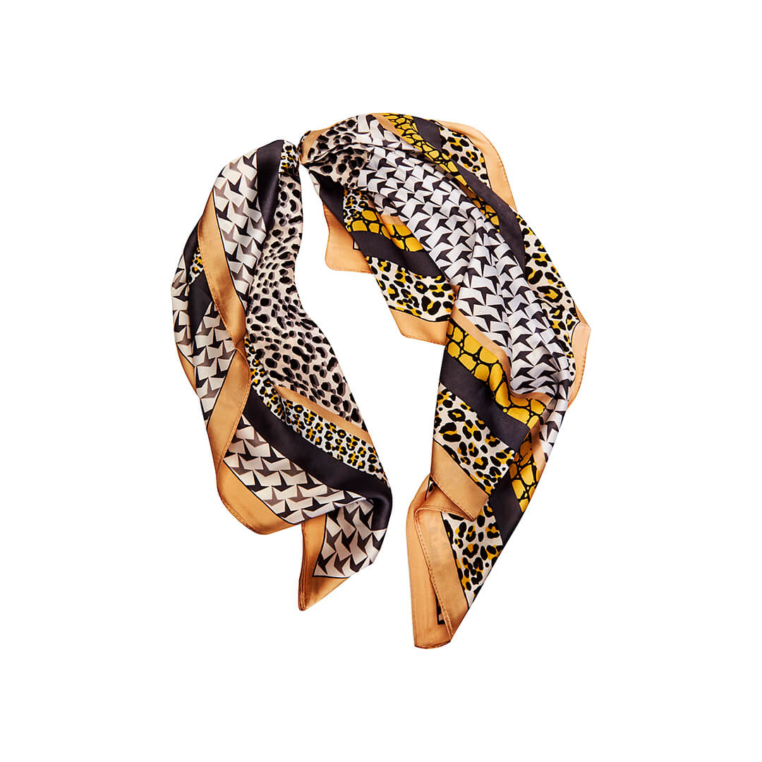 Avalea Hårscarf Siden Golden Safari