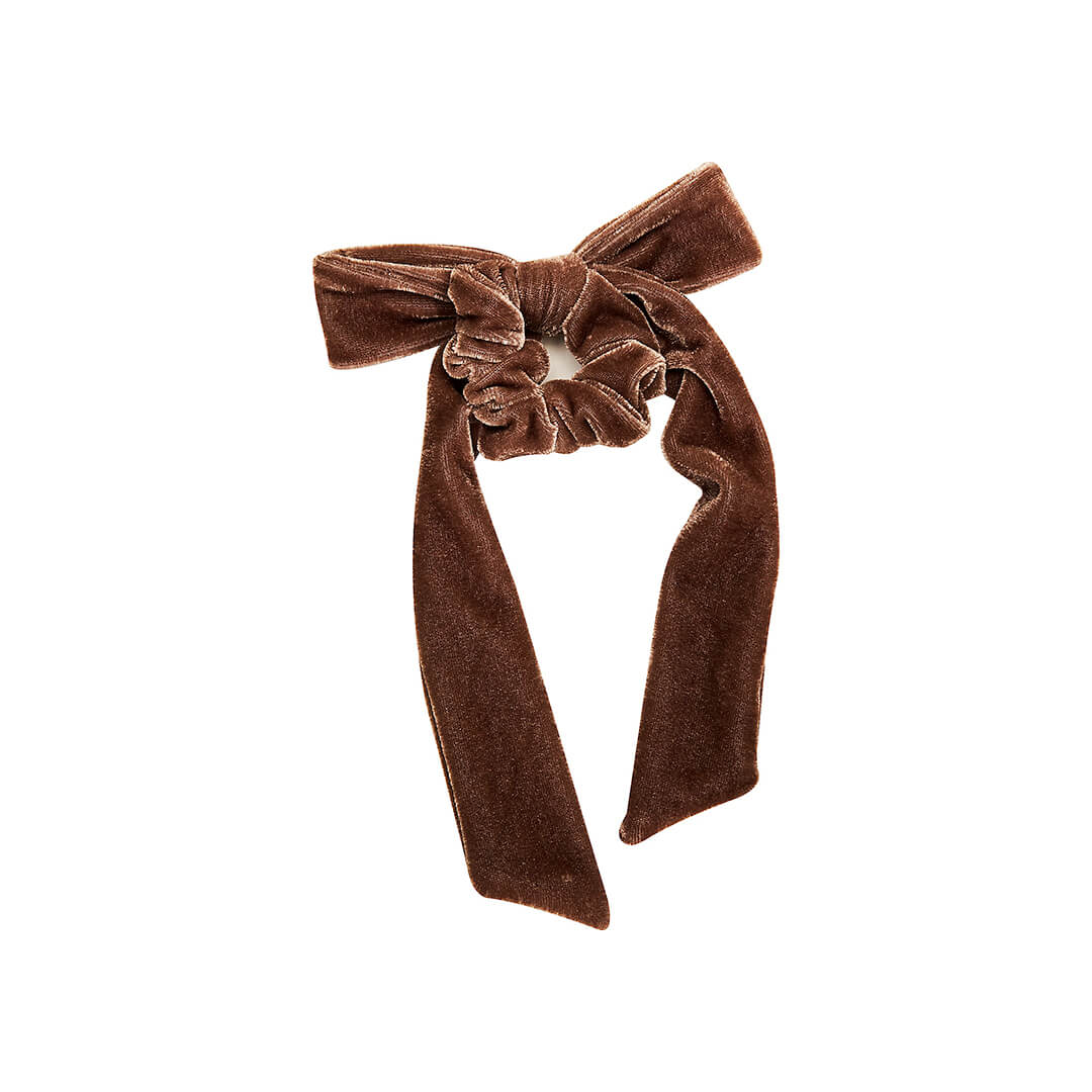 Avalea Scrunchie Med Rosett Manchester Brun