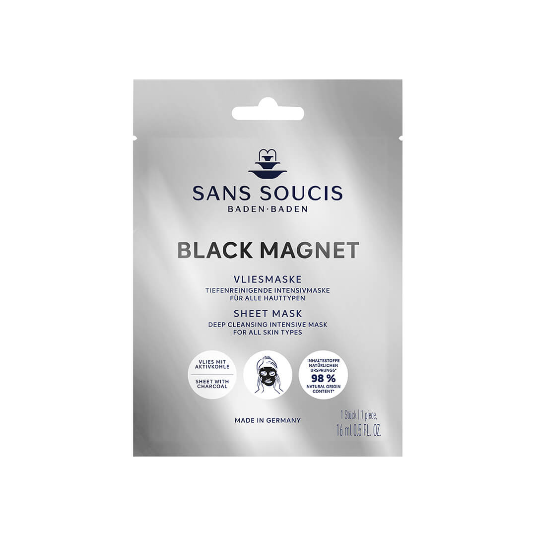 Sans Soucis Black Magnet Sheet Mask For All Skin Types  16 ml