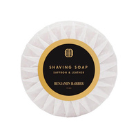 Benjamin Barber Saffron And Leather Shaving Soap 50g