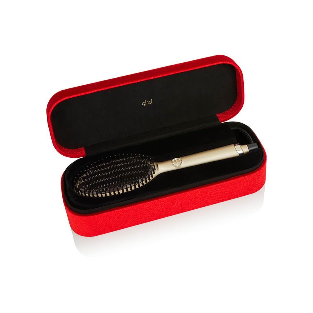 ghd Glide Hot Brush In Champagne Gold