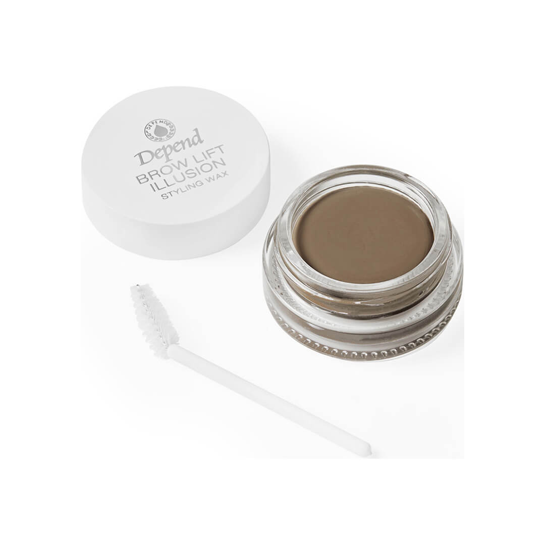 Depend Perfect Eye Brow Lift Illusion Coloured Styling Wax Taupe 5g