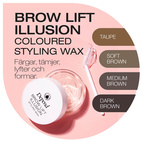 Depend Perfect Eye Brow Lift Illusion Coloured Styling Wax Dark Brown 5g