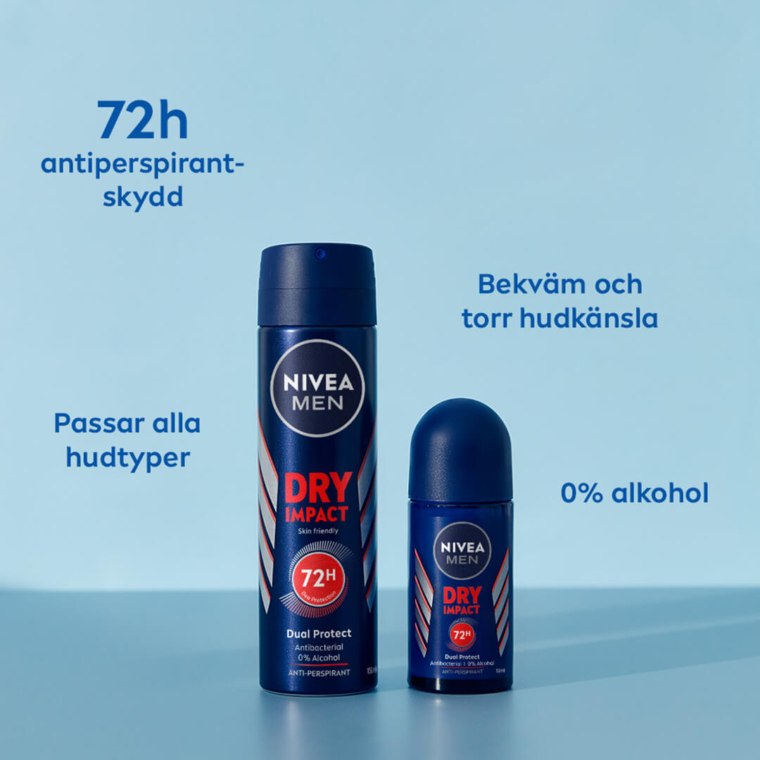 Nivea Men Dry Impact Deo Roll On 50 ml