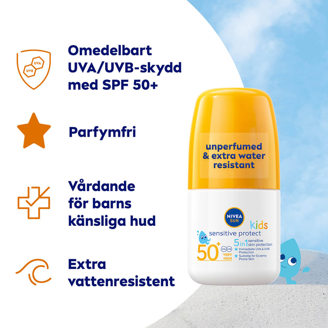 Nivea Sun Kids Sensitive Protect Roll On Spf50+ 50 ml