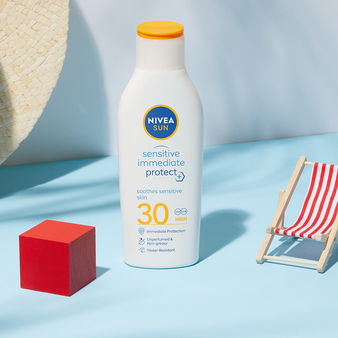 Nivea Sun Sensitive Immediate Protect Soothing Sun Lotion Spf30 200 ml