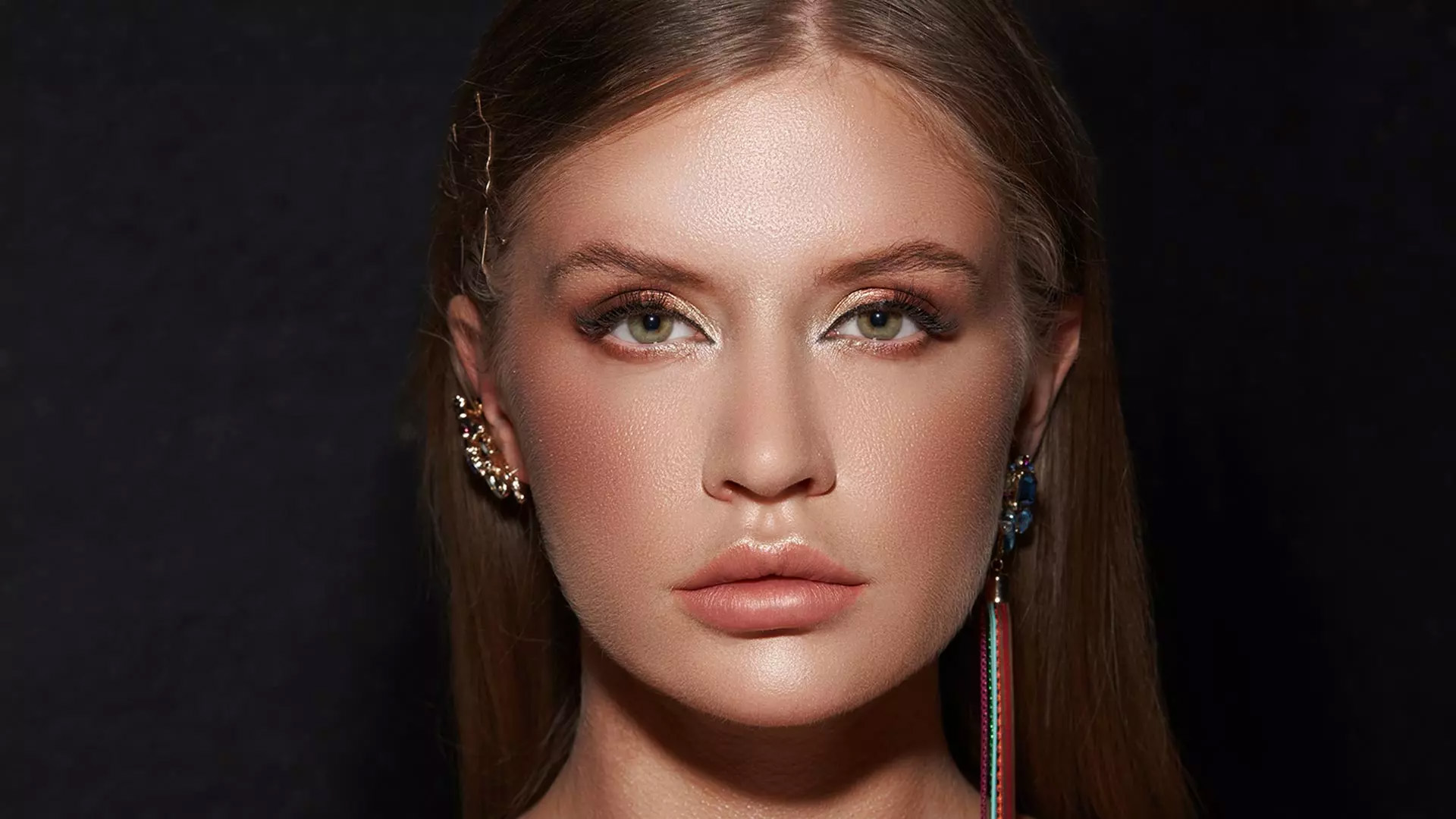 Glamourös Makeup-look
