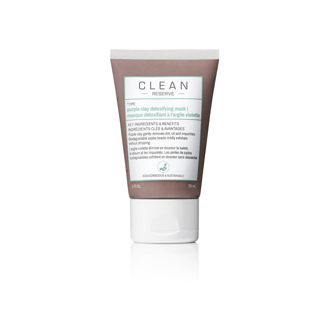 Clean Reserve Purple Clay Detoxifying Face Mask 59 ml