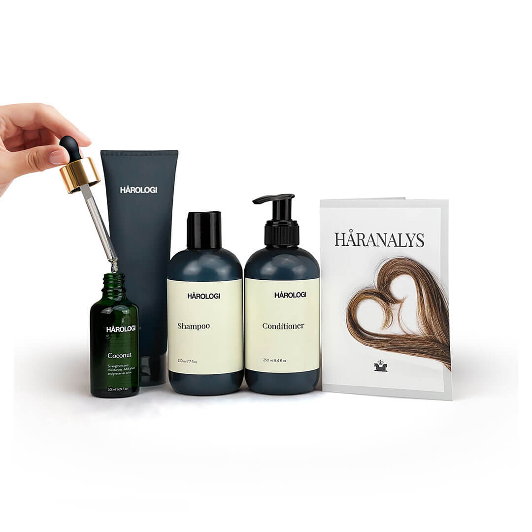 Hårologi Hårtest Och Schampo Balsam Och Inpackning Specialblandning