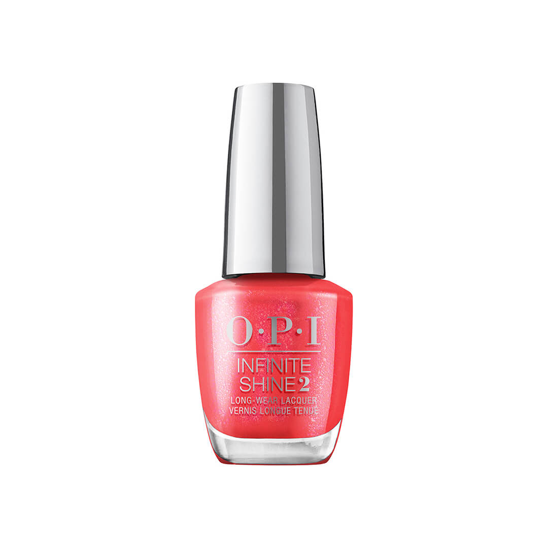 OPI Infinite Shine Lacquer Left Your Texts On Red 15 ml