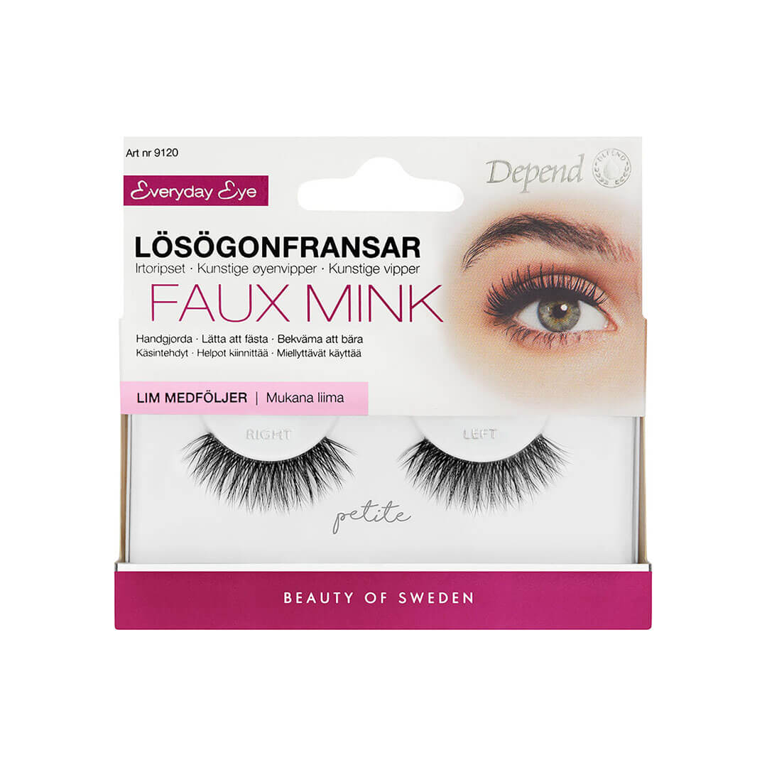 Depend Everyday Eye Lösögonfransar Faux Mink Petite