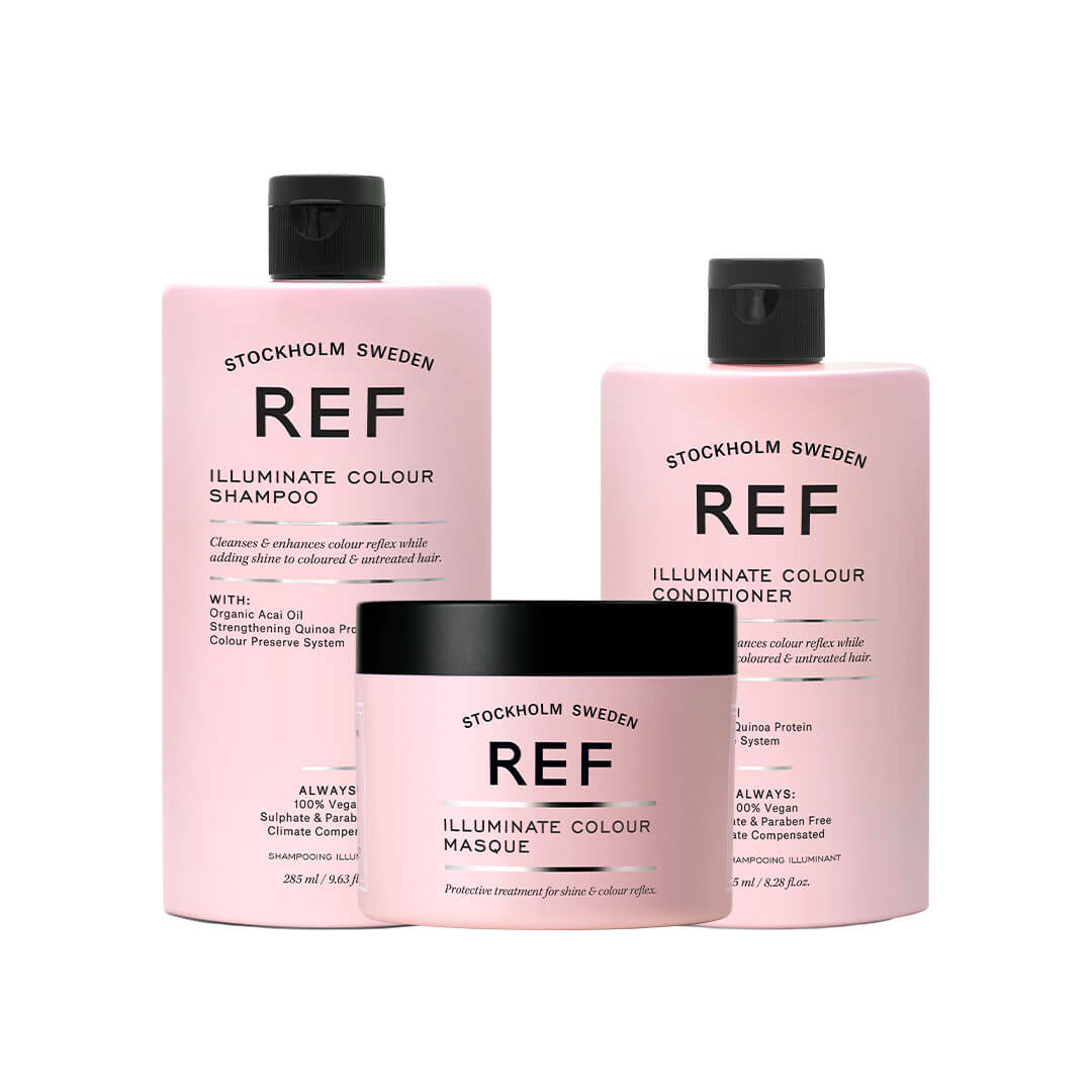 REF Illuminate Colour Shampoo Conditioner Mascque Trio 780 ml