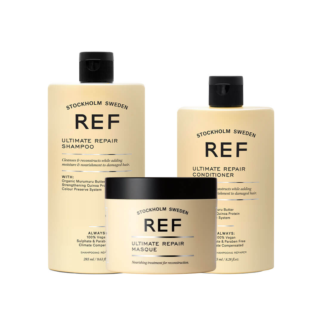 REF Ultimate Repair Shampoo Conditioner Mascque Trio 780 ml