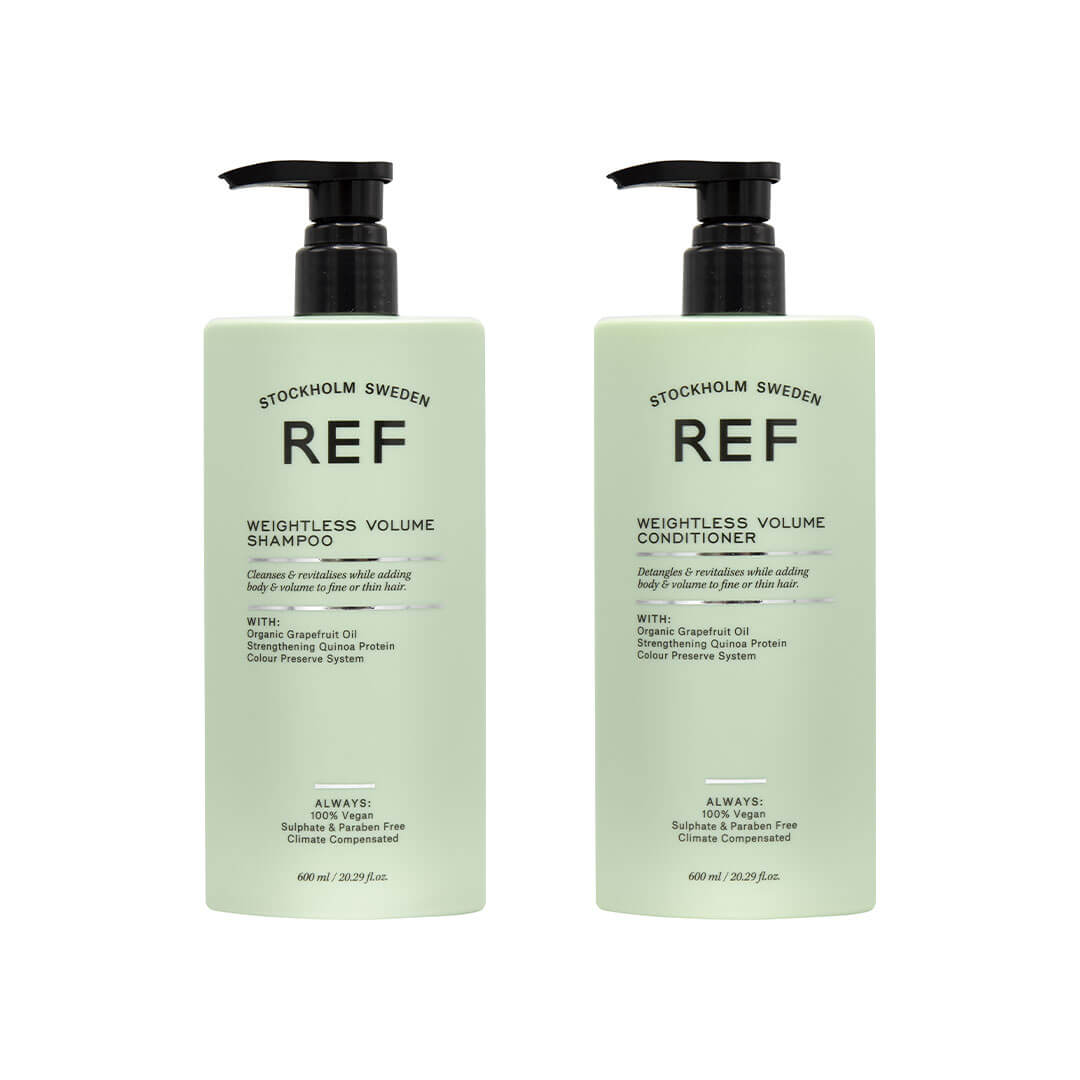 REF Weightless Volume Shampoo And Conditioner Duo 1200 ml