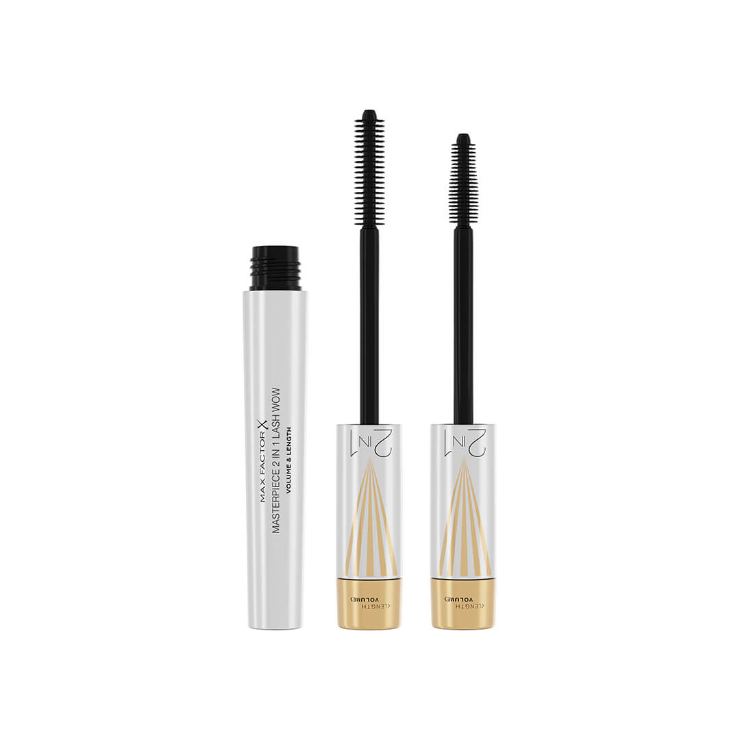 Max Factor Masterpiece 2 In 1 Lash Wow Mascara Black 001