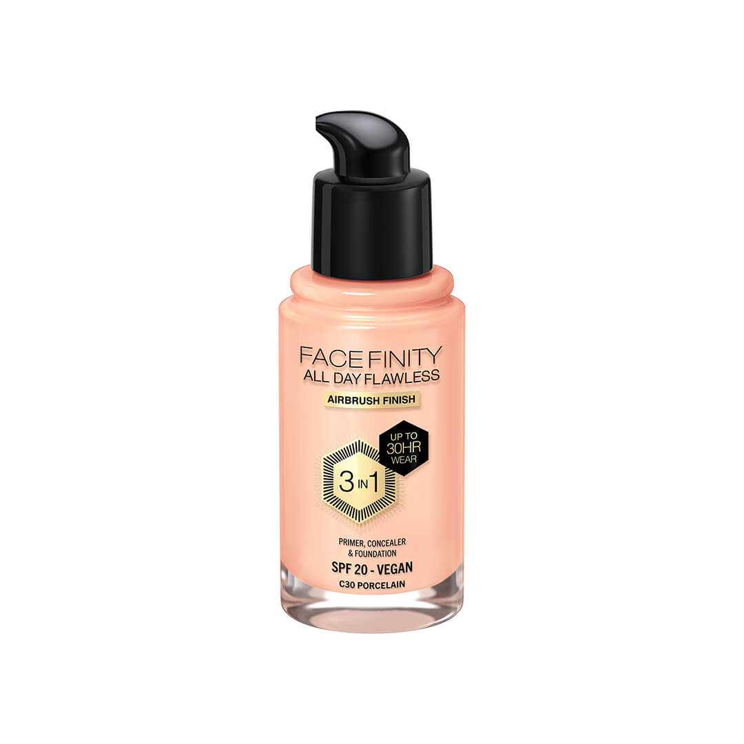 Max Factor Facefinity All Day Flawless Foundation SPF 20 C30 Porcelain 30 ml