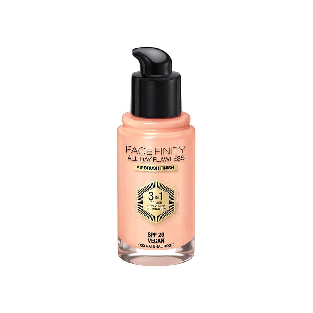 Max Factor Facefinity All Day Flawless 3 In 1 Foundation Natural Rose 050 30 ml