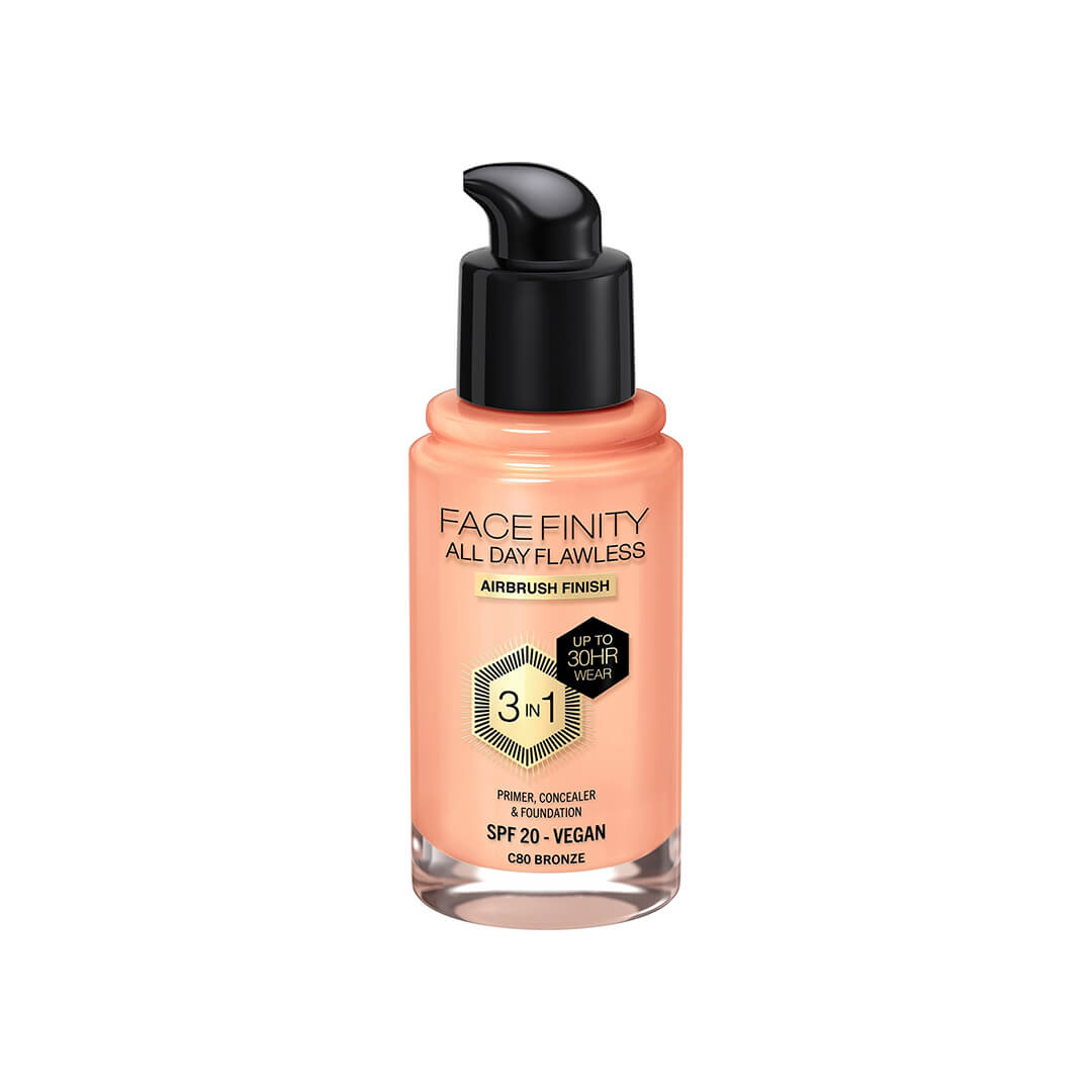 Max Factor Facefinity All Day Flawless Foundation SPF 20 C80 Bronze 30 ml