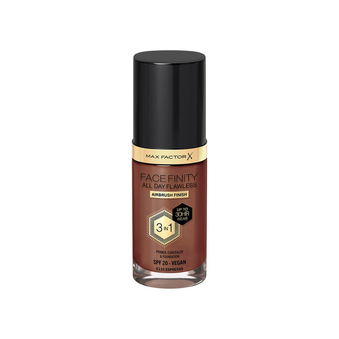 Max Factor Facefinity All Day Flawless 3 In 1 Foundation Espresso 110 30 ml