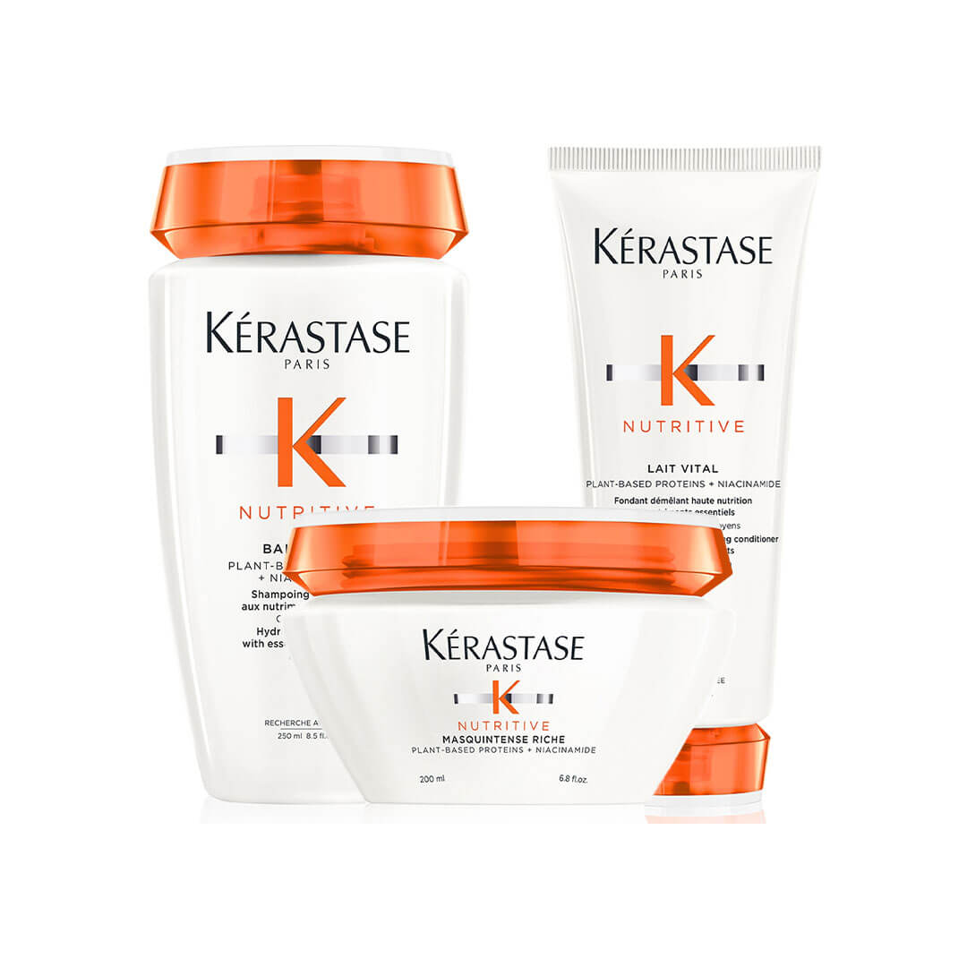 Kerastase Nutritive Torrt Och Tjockt Hår Trio 650 ml