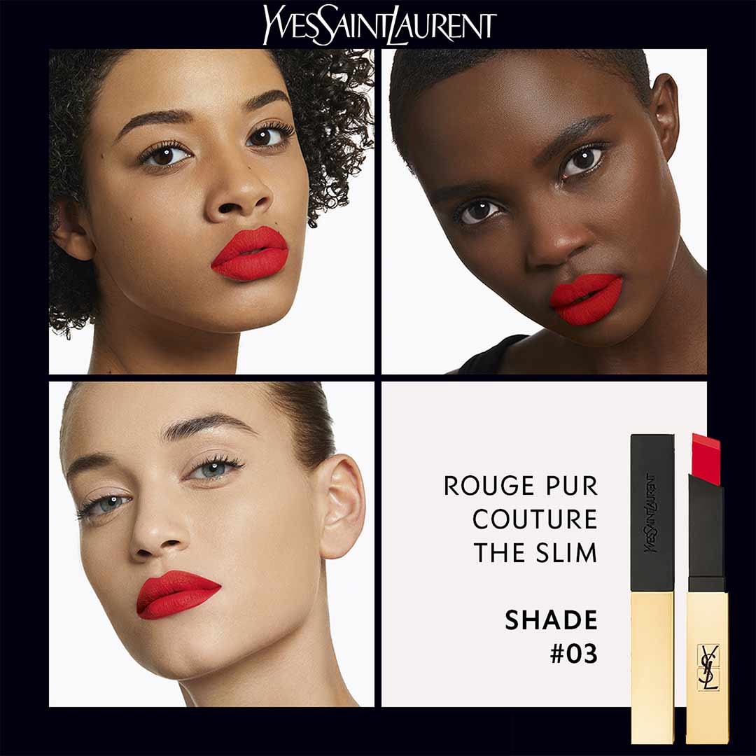 Yves Saint Laurent Rouge Pur Couture The Slim Lipstick 3 Orange Illusion 3g