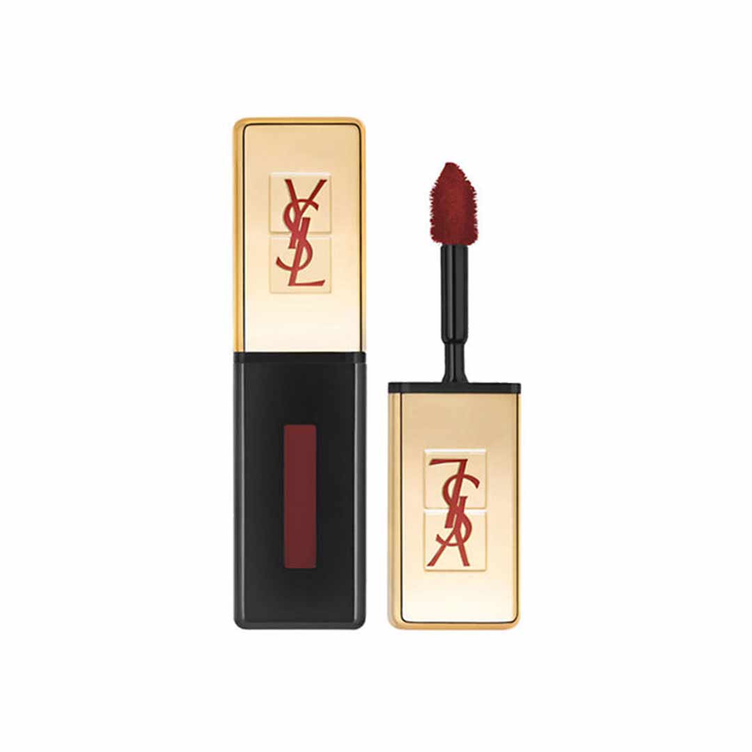 Yves Saint Laurent Vernis A Levres Glossy Stain Lipstick 41 Brun Cuir 6 ml