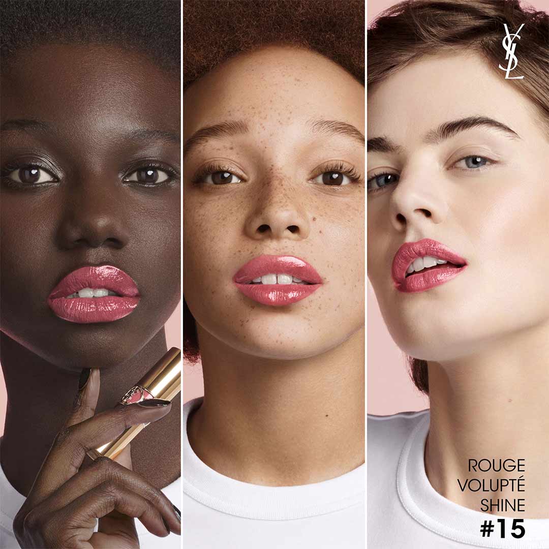 Yves Saint Laurent Rouge Volupte Shine Lipstick 15 Corail Spontini 4g