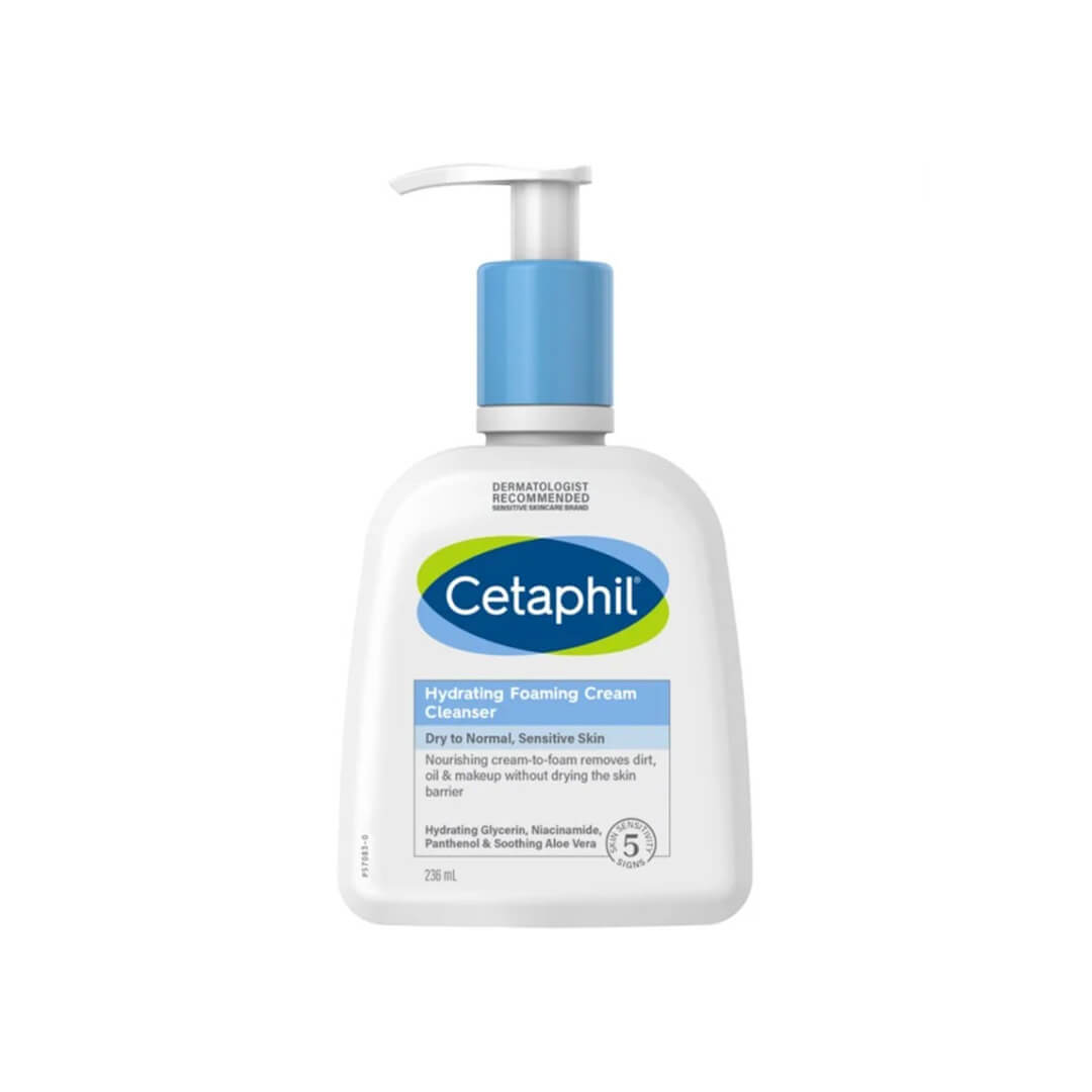 Cetaphil Hydrating Foaming Cream Cleanser 236 ml