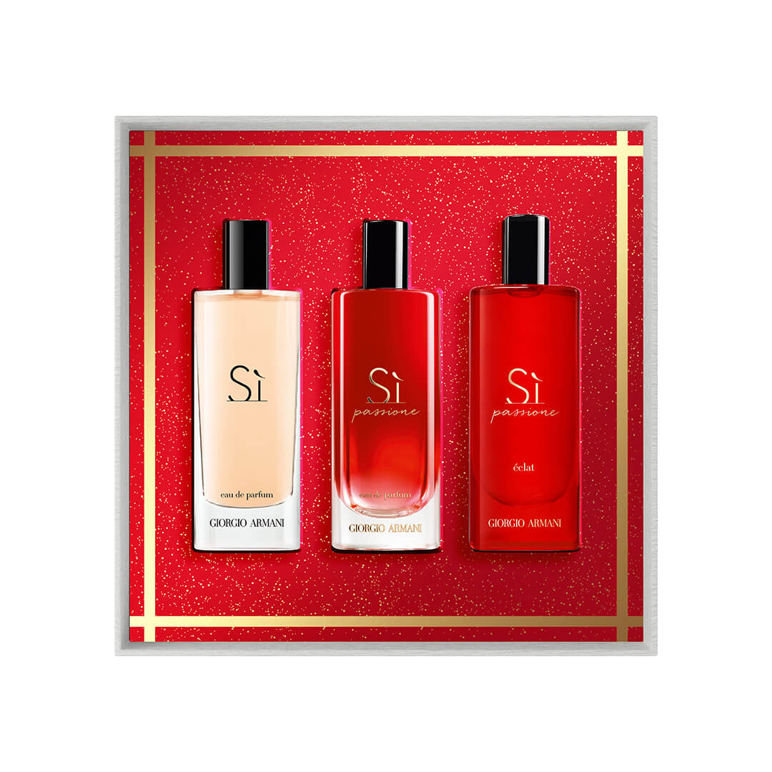 Giorgio Armani Si Trio Holiday 15 ml Set 2023