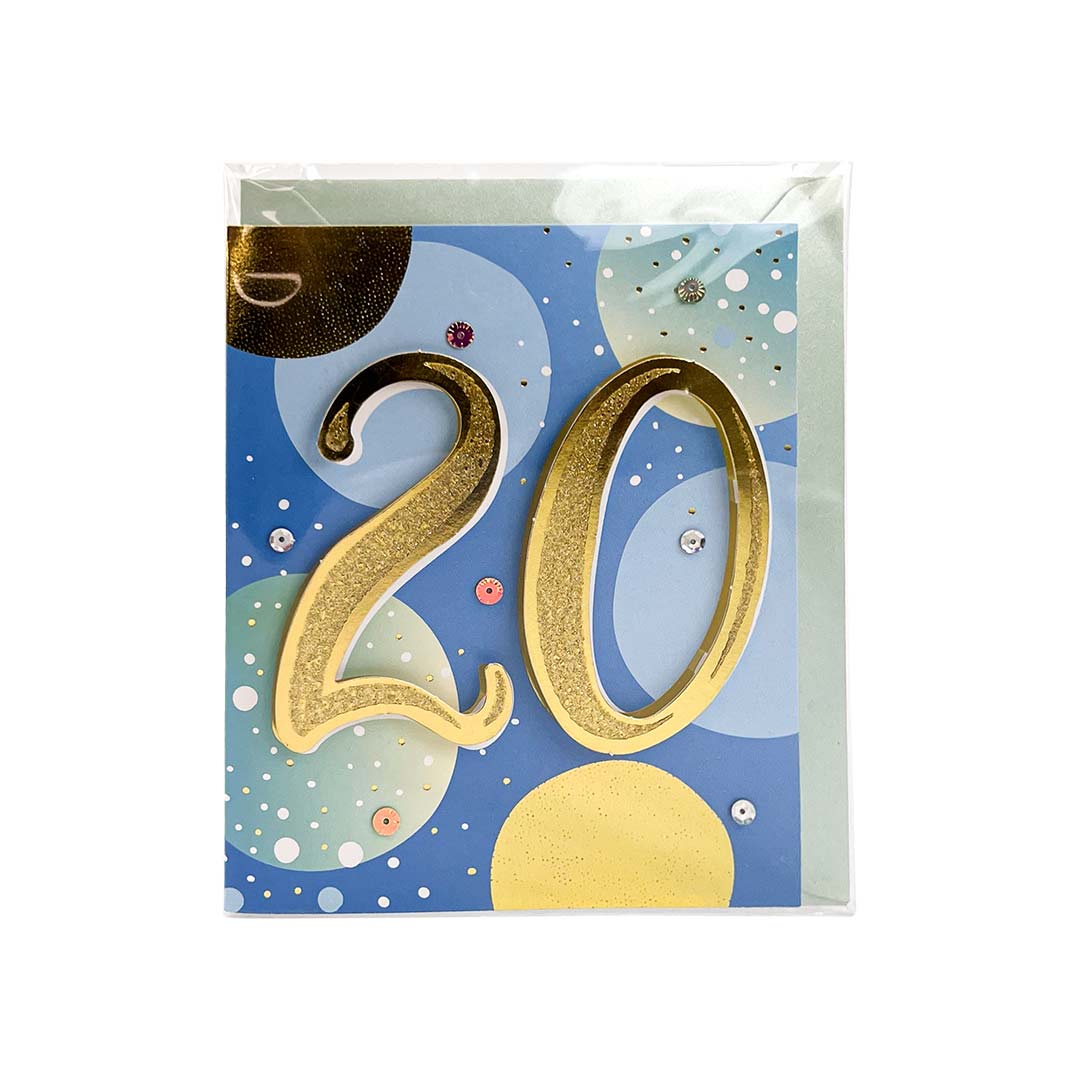Pictura Årskort 20 År Mot Blått