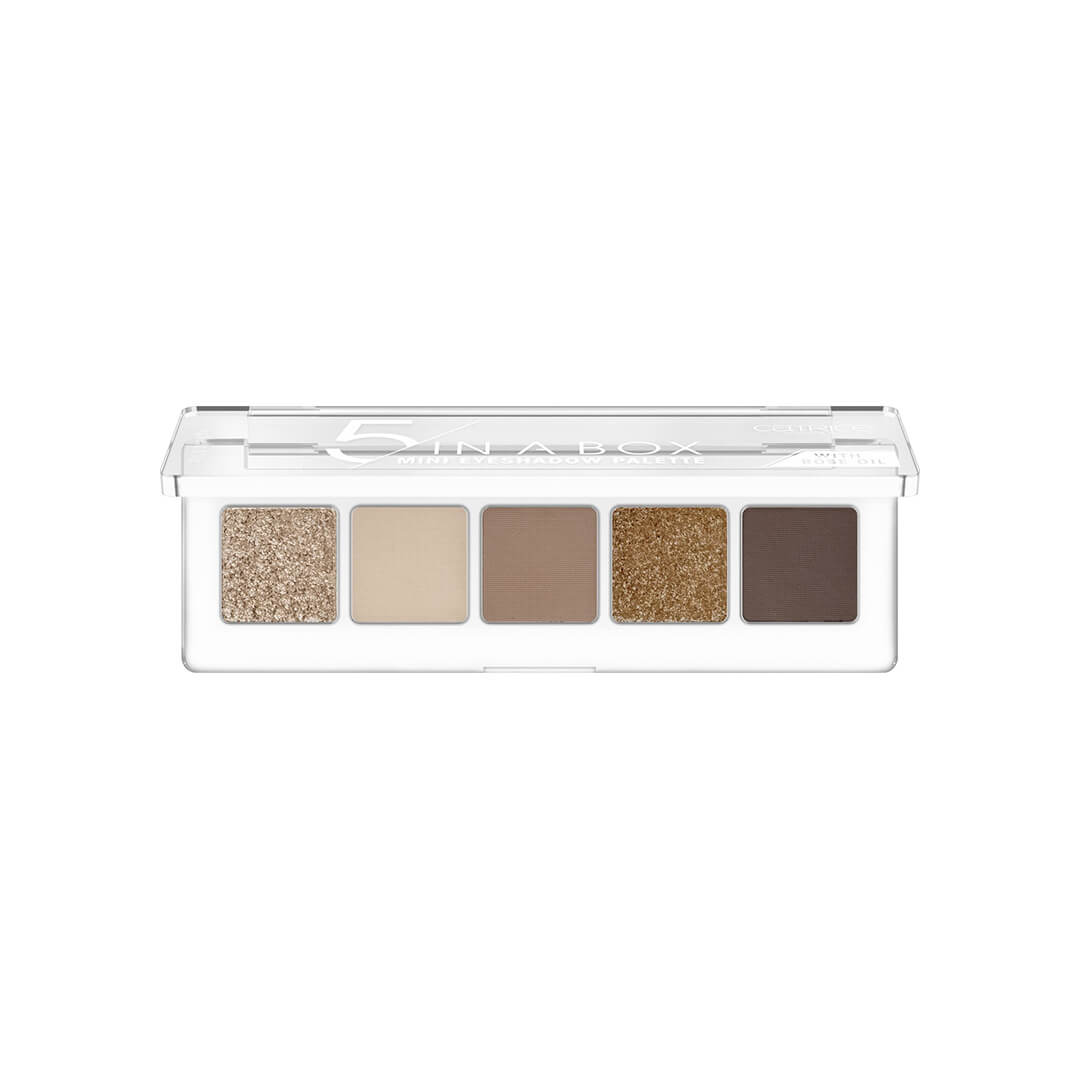 Catrice 5 In A Box Mini Eyeshadow Palette Golden Nude Look 010