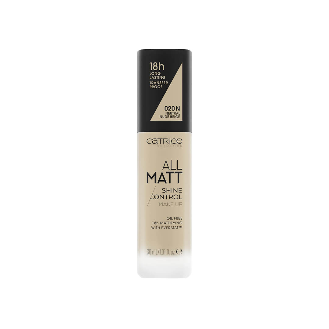 Catrice All Matt Shine Control Make Up Neutral Nude Beige 020 N 30 ml