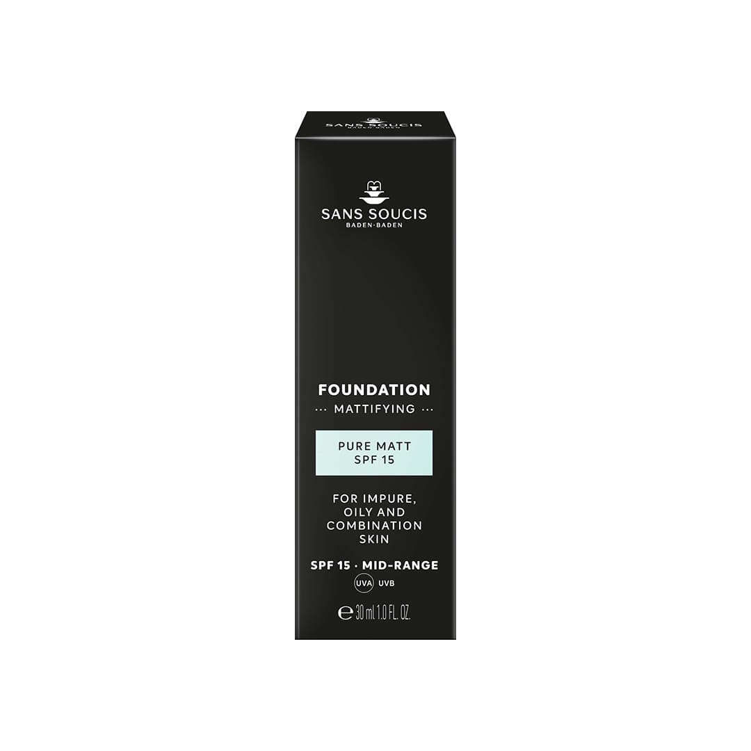 Sans Soucis Pure Matt Foundation 10 Light Beige Spf15 30 ml