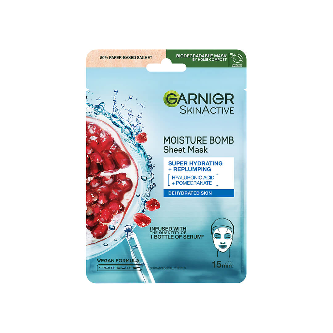Garnier Skin Active Moisture Bomb Sheet Mask Dehydrated Skin 28g