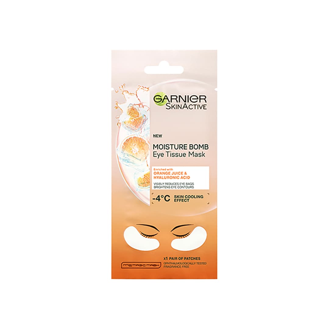 Garnier Skin Active Moisture Bomb Eye Sheet Mask Dull Eye Contours