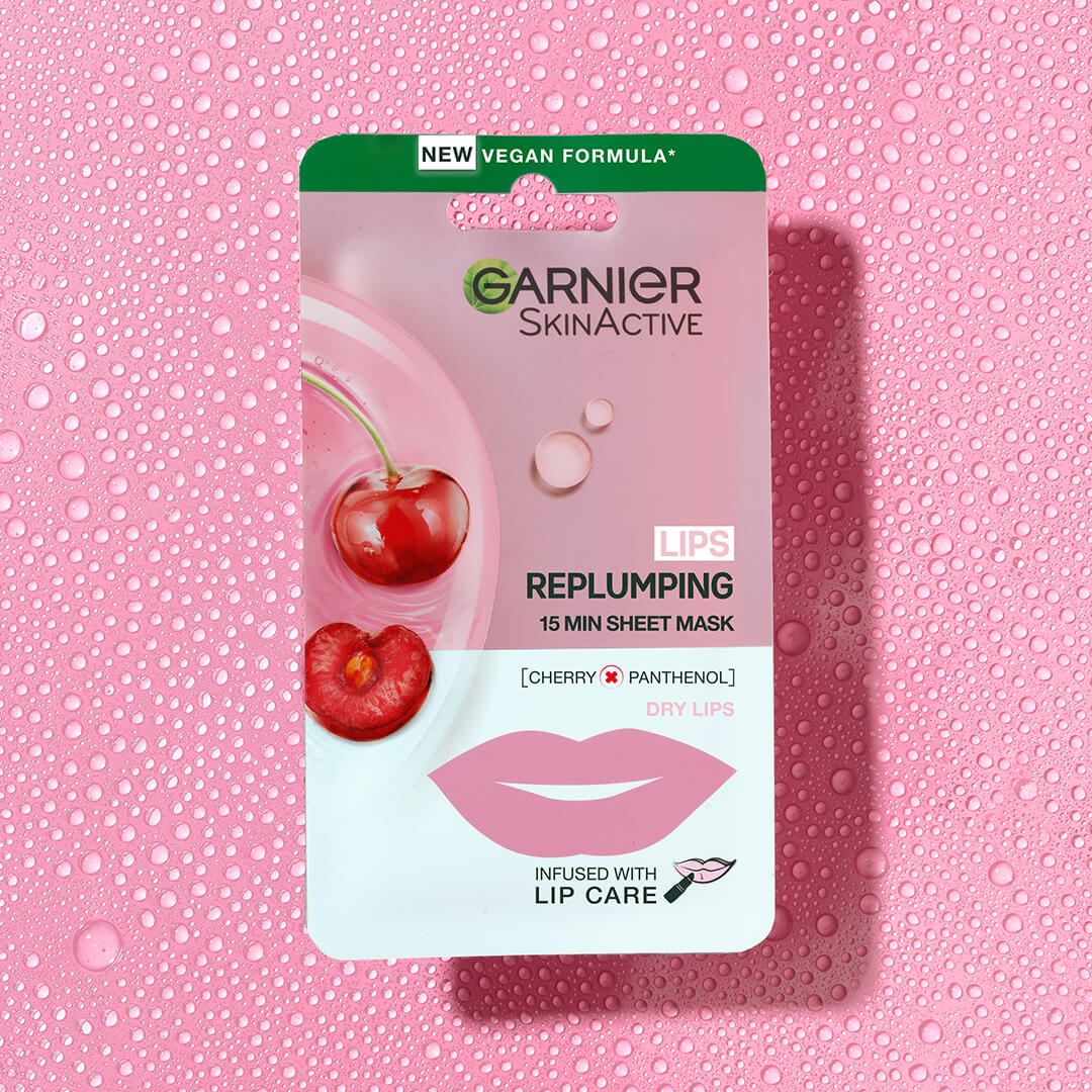 Garnier Skin Active Lips Replumping 15 Min Sheet Mask 5g