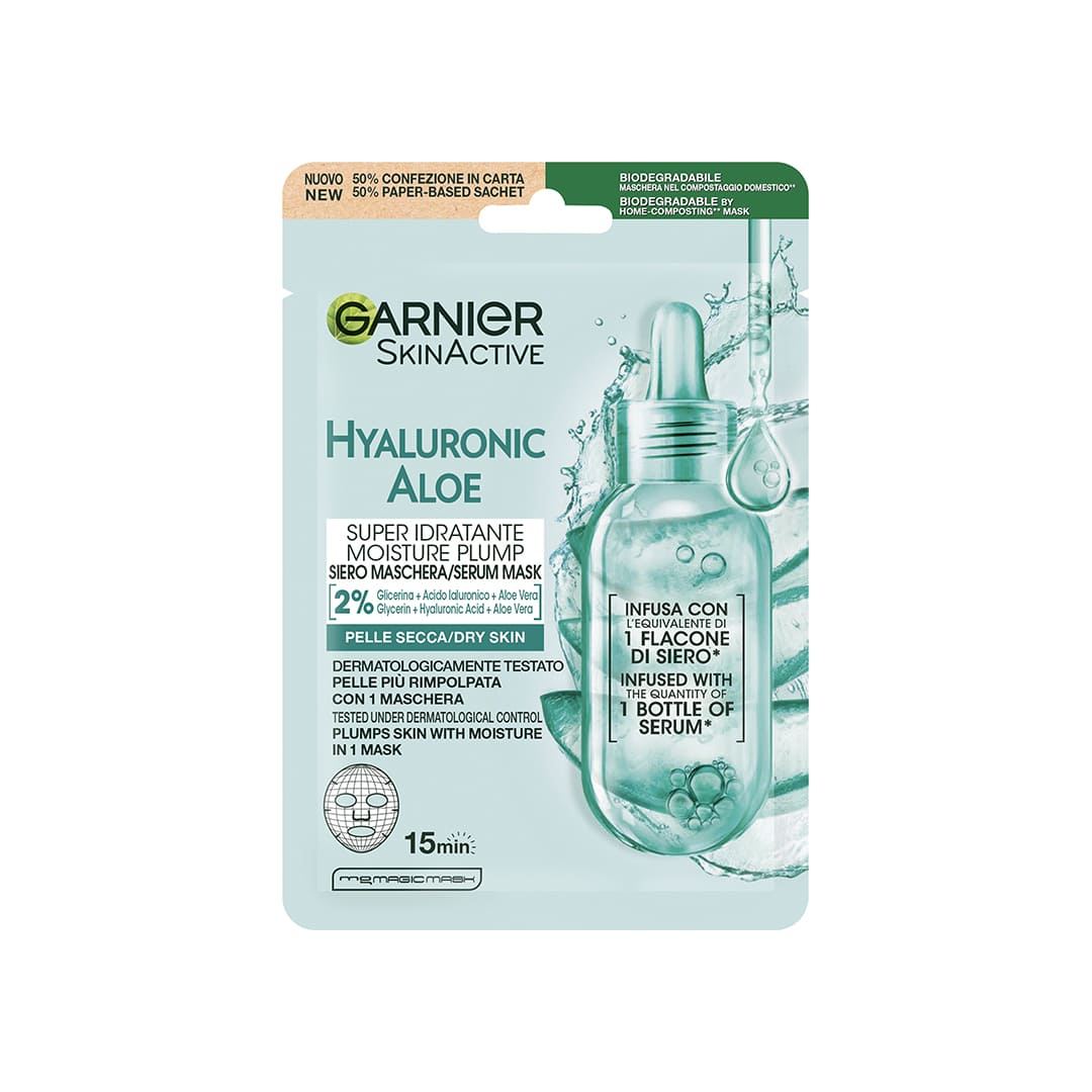 Garnier Skin Active Moisture Bomb Sheet Mask Super Hydrating And Luminating 28g