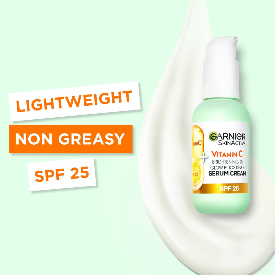 Garnier Skin Active Vitamin C 2 In 1 Brightening Serum Cream 50 ml